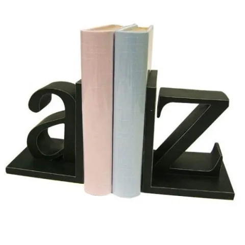 Wholesale Silver Shiny Polish Cat Shaped Bookends Hot Sale and High Quality Handmade for Organized books