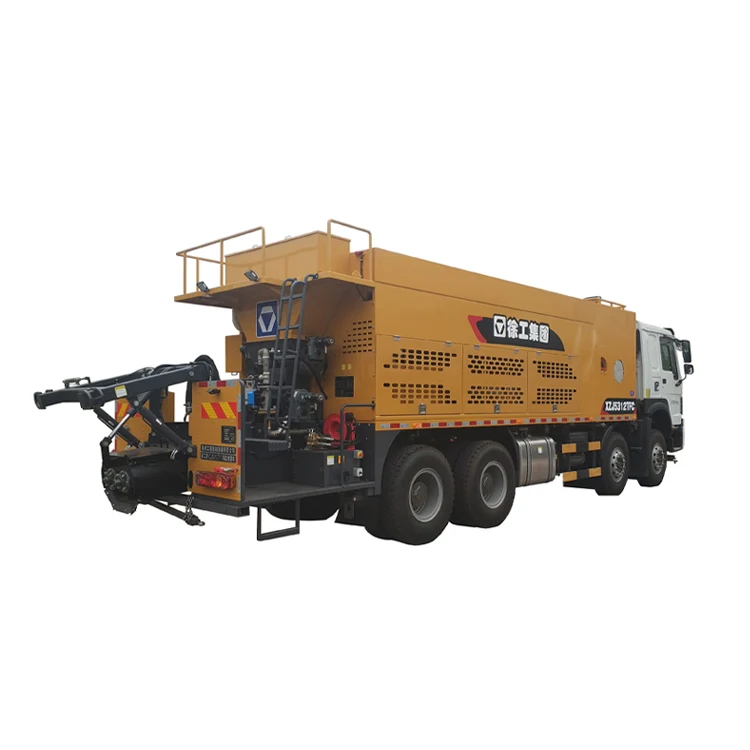 Capacity of asphalt tank 6m3 Micro-surfacing Slurry Sealer XF1003 Asphalt Road Repair Machines for