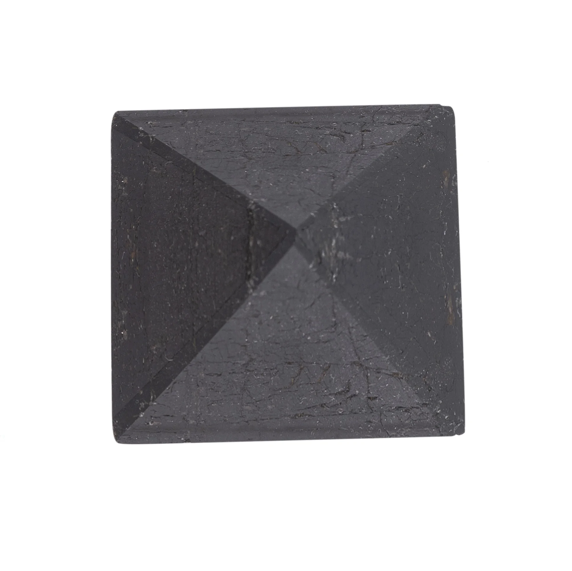 Hot Sale Natural Well Carved Crystal Pyramid Polished ocean black tourmaline Stone Spiritual Crystal Pyramid For Home Decor