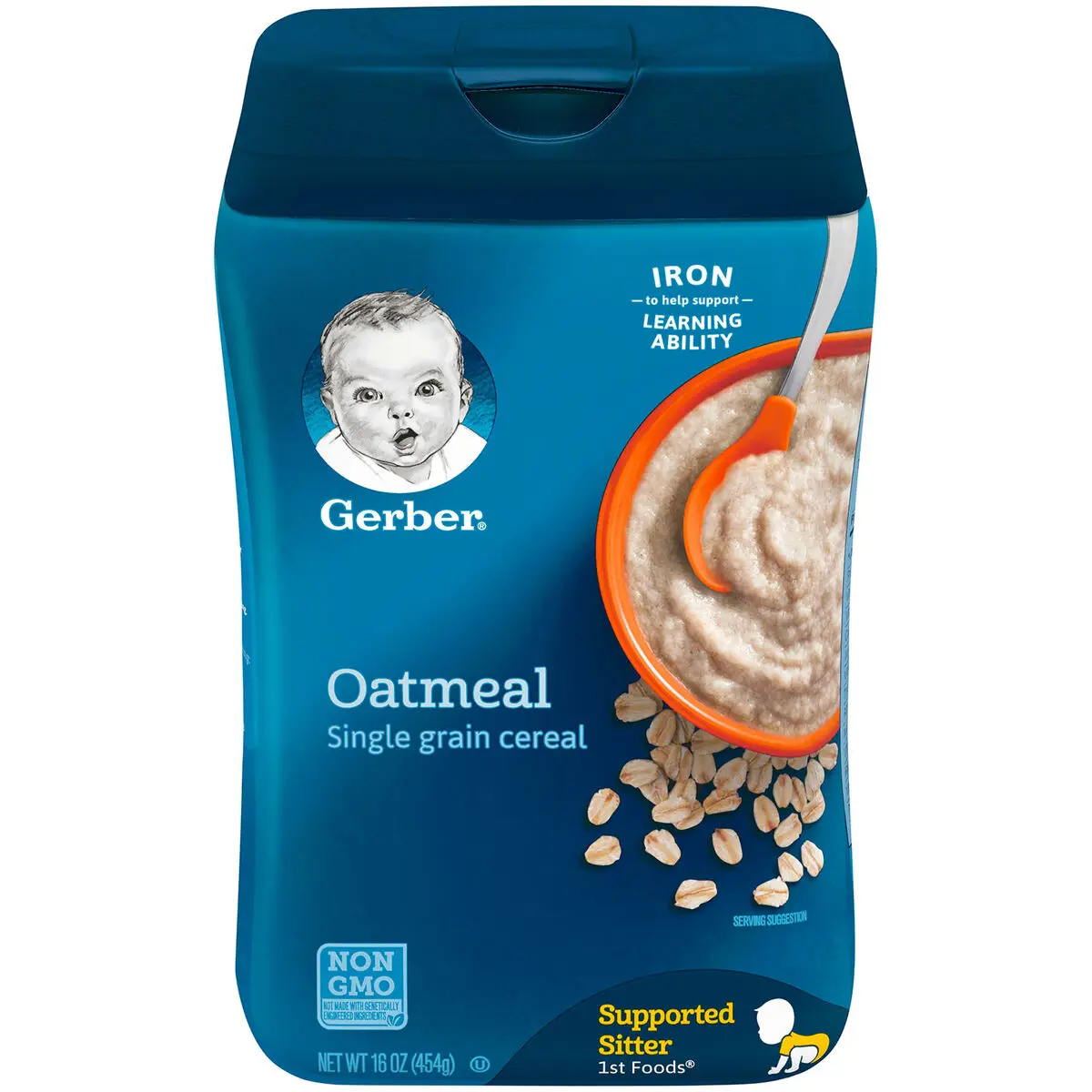 Самый сладкий Gerber 2nd Foods натуральный яблочный детский корм, 4 унции. Банка