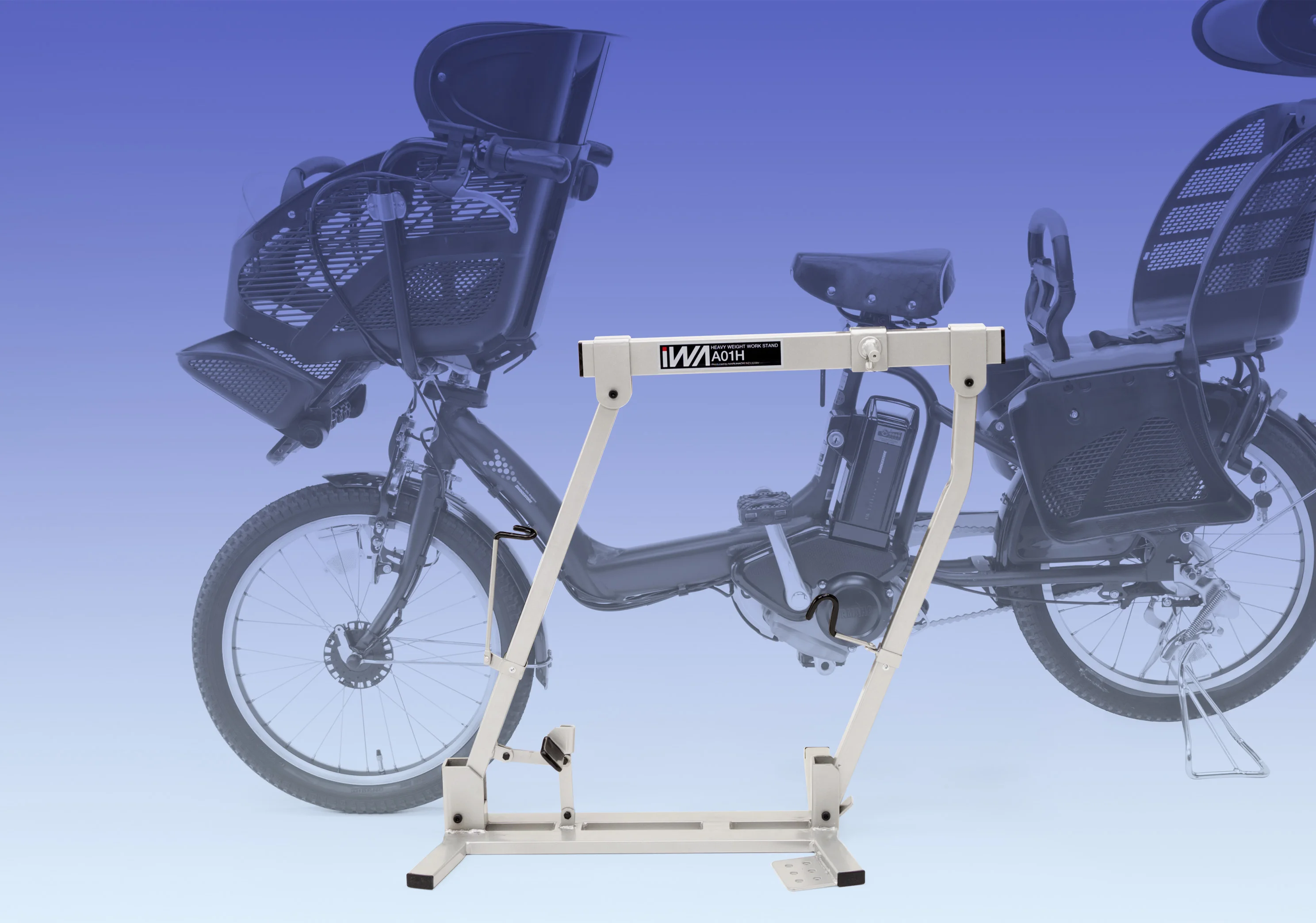 
High quality iWA floor steel park tool repair bicycle vertical stand 