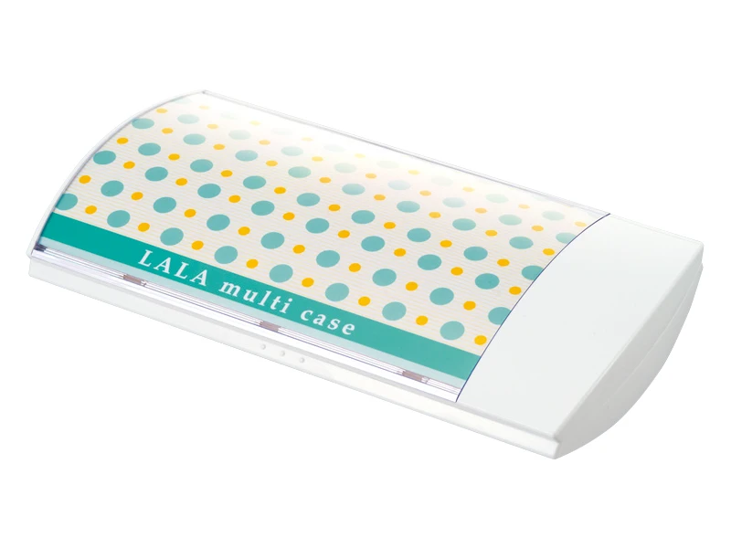 Multi-case for carrying around for storing small items, parts case for nail art and medicine container