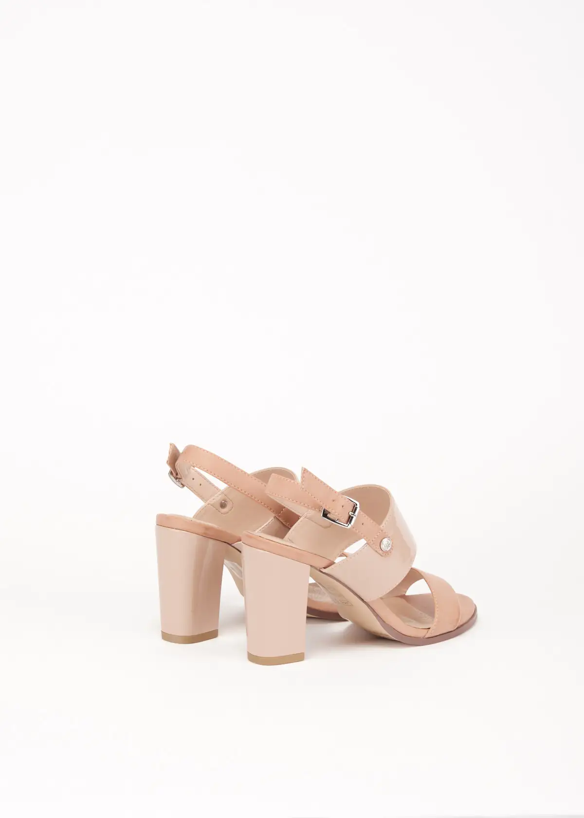 Босоножки на высоком каблуке телесного цвета | Женская мода | Женская обувь