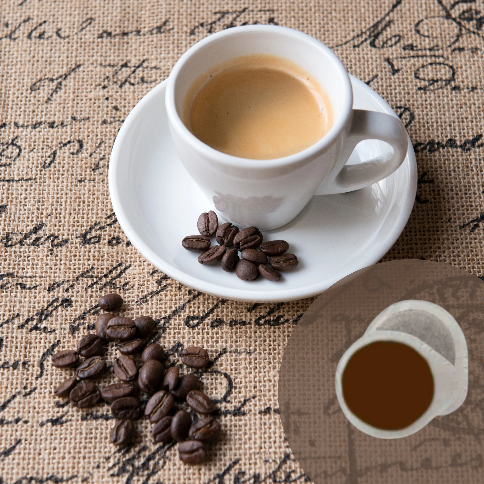 Best quality Italian Espresso Piu Crema | 100%Robusta in compatible Paper Pods |150 Pods pack (44mm ESE) | dispenser 150 pods