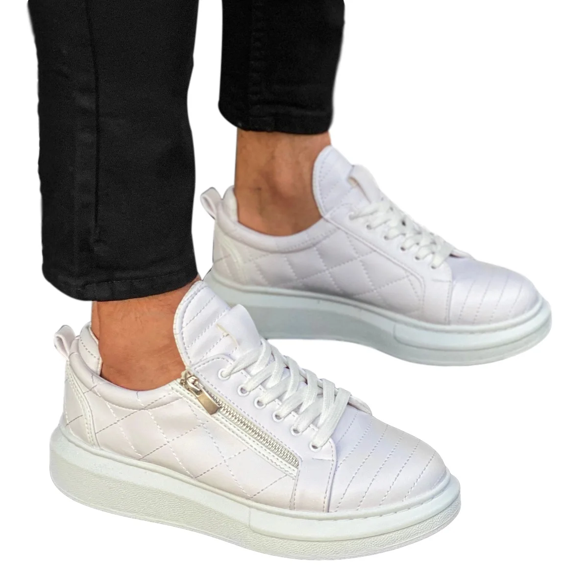 men sneakers zip style mens shoes 2021 latest trend new arrival shoe wholesale discount offer with OEM service