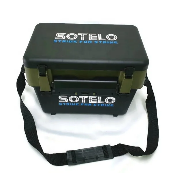  Sotelo HS-3627 хорошая коробка для рыболовных снастей бокс хранения с плечевым