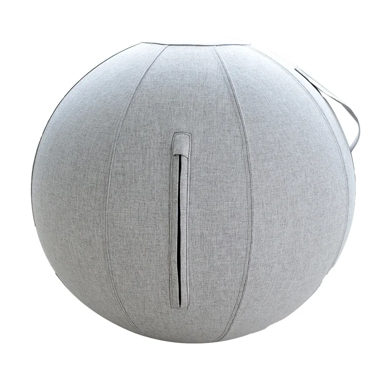 Anti-slip Yoga Ball Exercise Balance Birthing Ball with Handle & Cover for Home Office Pilates Yoga Stability Fitness Balls