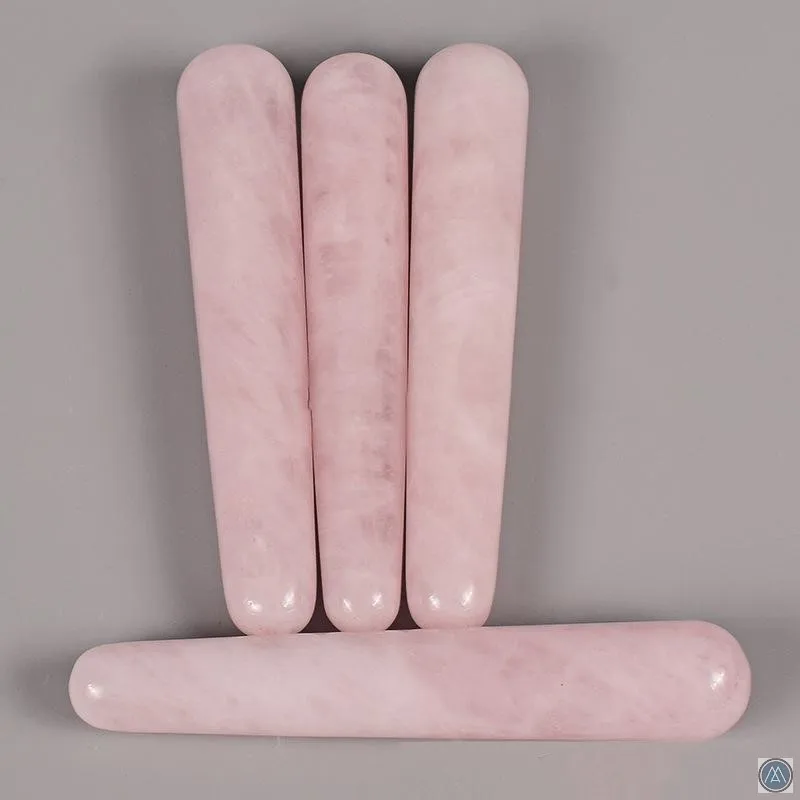 Новинка 2023 г. самая мощная лечебная палочка из розового кварца для гладкого массажа эмоционального лечения и медитации