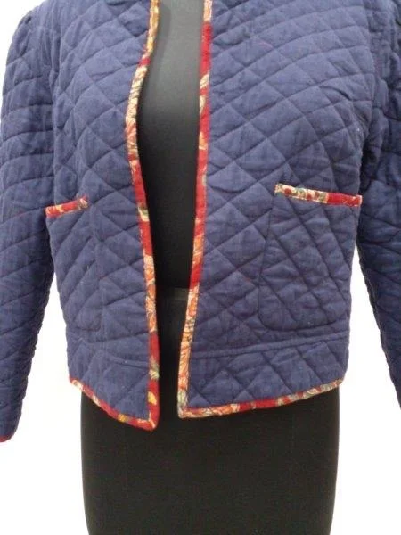 Wholesale Handmade Quilted Jackets With Long Sleeve & Pockets Decor For Women Clothing, Solid Color Jacket For Winter Wear Cost