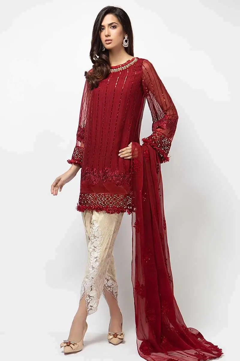 Модные дизайнерские индийские пакистанские женские-лужайка/Лен/хлопок жоржет 3 шт. костюмы доступны по оптовой цене.