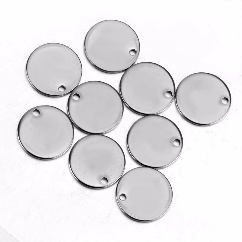 Classic Cycle Pattern Initial Stainless Steel Jewelry Pendant For Making Unisex Pendants For Necklaces