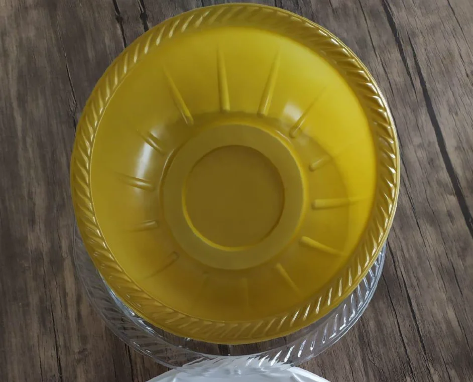 
Disposable plastic soup plates, deep plates 