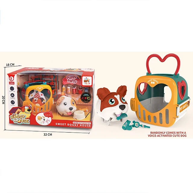 Kids Indoor Education Toy Voice Control Dog For Fun Play