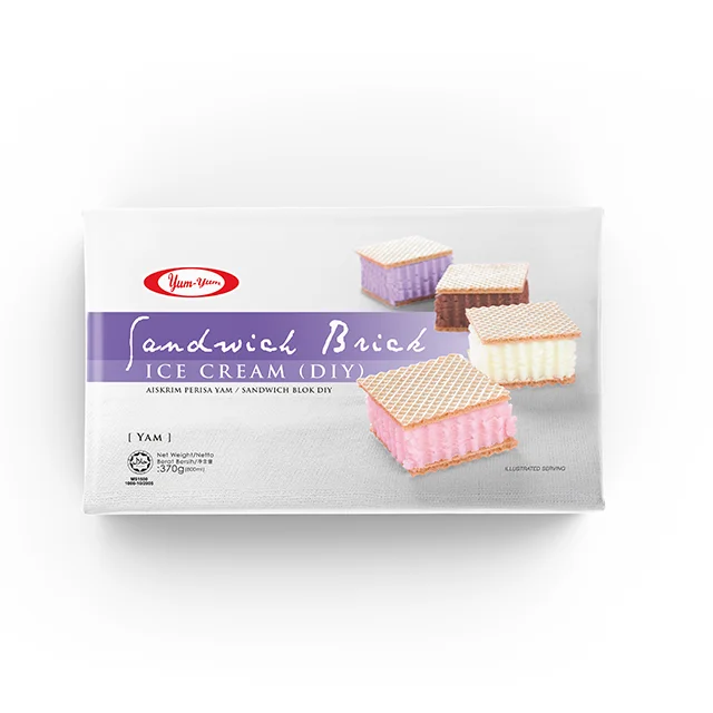 Malaysia Supplier Yum Yum Yam Ice Cream Sandwich Brick Do It Yourselfer 800ml