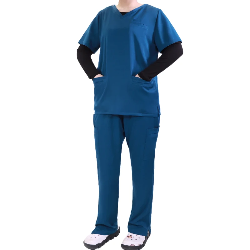 
New style scrubs undershirts high quality spandex medical scrubs 