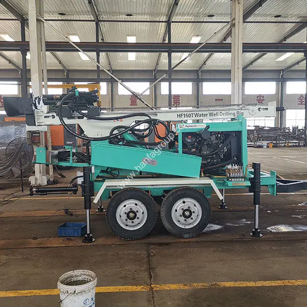 HFT510T грузовик полностью гидравлический портативный колесный буровой станок для бурения скважин подземных вод буровая установка шахты на продажу