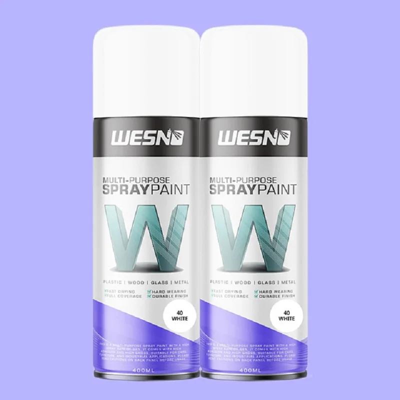 Wesno матовая белая краска-распылитель краска для автомобиля 400 мл Краска-распылитель