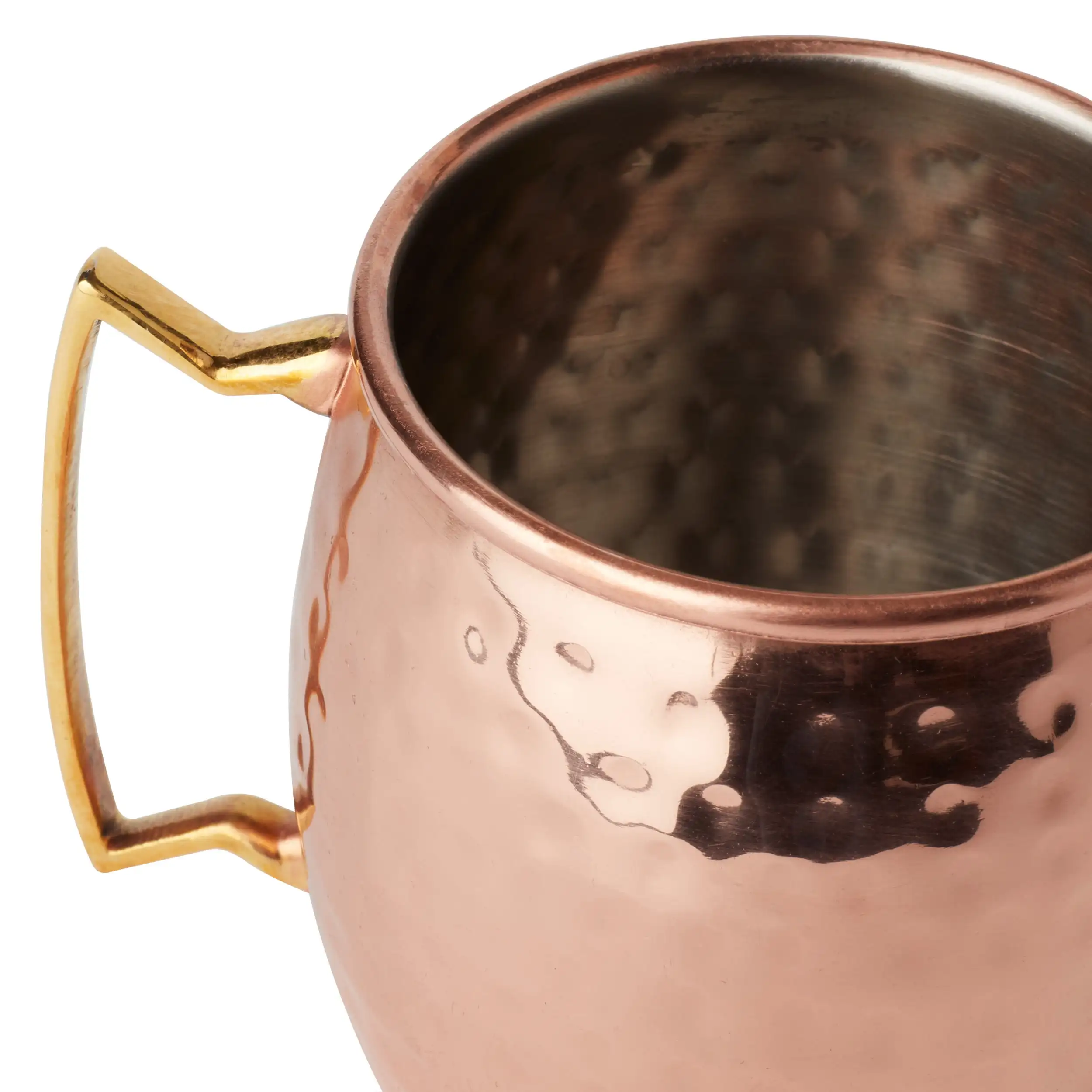 
Stainless Steel Moscow Mule Beer Mugs Metal Pure Hammered Solid Copper Mugs 