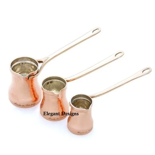 Set Of Three Turkish Coffee & Tea Pot Classic Designer Handmade Fancy Pot Best Quality Affordable Wholesale Turkish Tea Maker