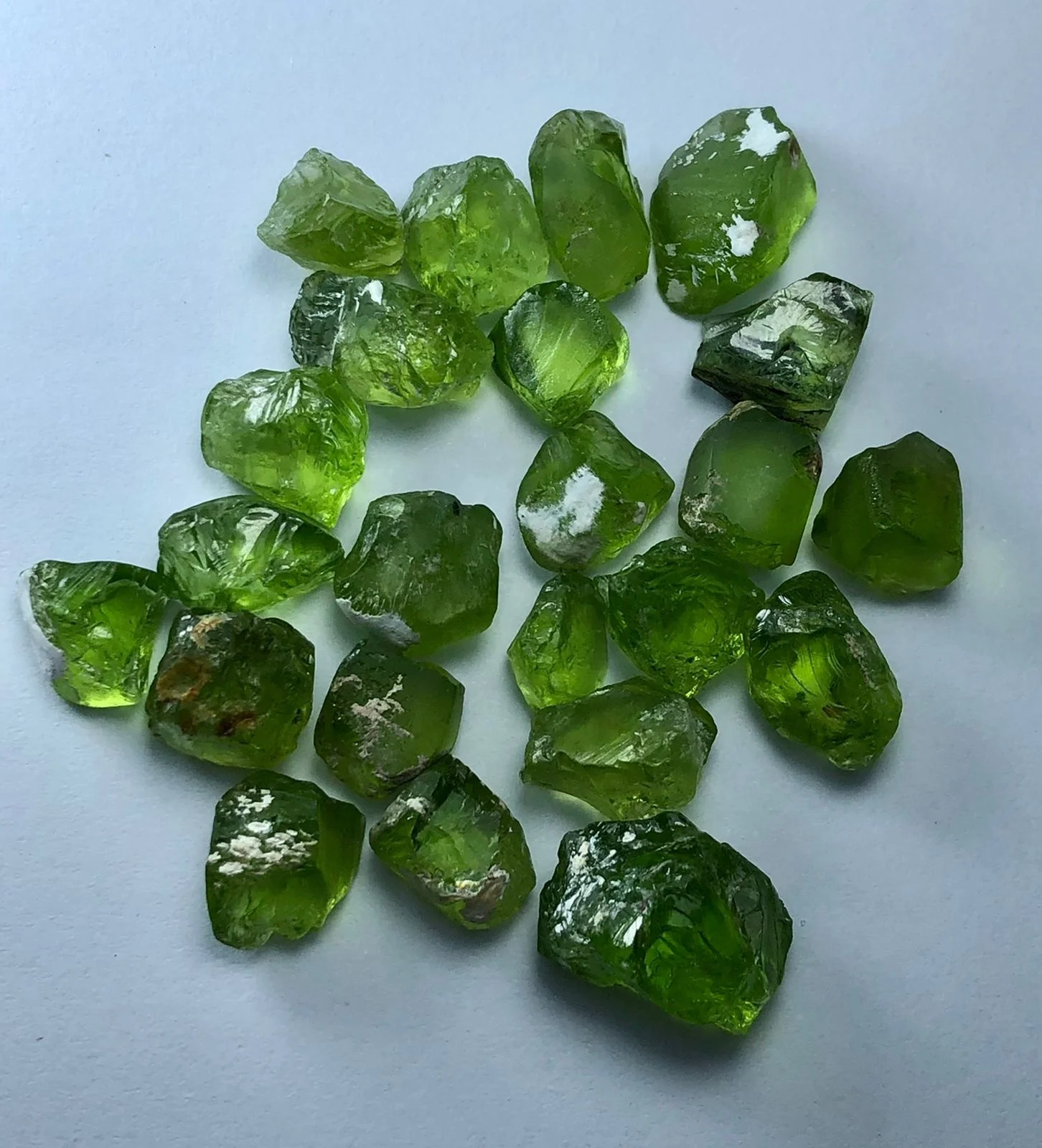 Top Quality Natural Peridot Rough GemStone / Natural Green Rough Peridot