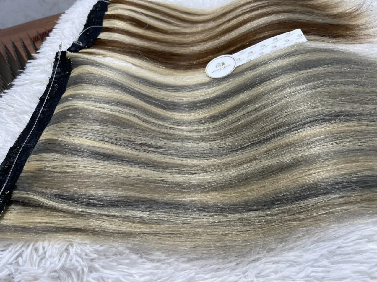 Clip Hair Extension 100% Human Natural Hair Halo Clip in