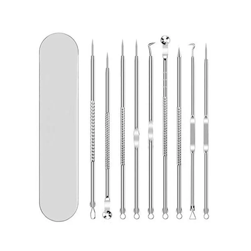 Жидкость для снятия экстрактор акне удаление инструмент, моднок ювелирное изделие, Popping Прыщ Пятна Zit удаления из нержавеющей стали комплект