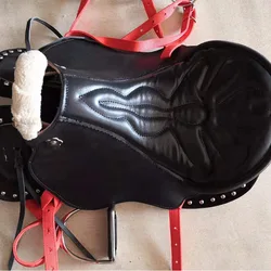 Фирменная этикетка для Выездки, бесшовная, для верховой езды, Синтетический Чехол, Кожаная подставка под седло, лошадь