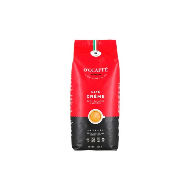 Occaffe итальянские зерна эспрессо 1 кг 50% Arabica 50% Robusta кофейные зерна для дома