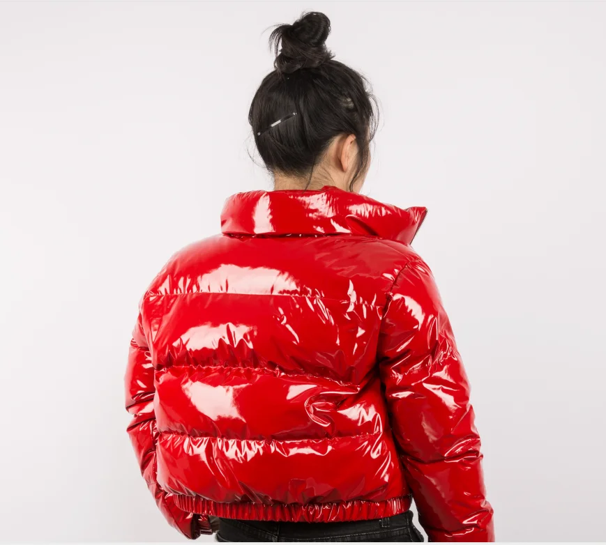 women red Lightweight Water proof Puffer Jacket