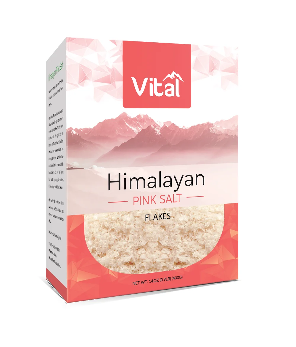 
Himalayan Pink Salt Flakes 250G Box 