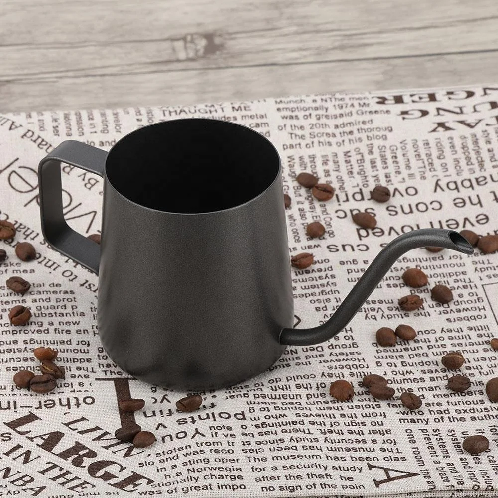 Stainless Steel Gooseneck Long Spout Serving Kettle  Milk Tea Pot