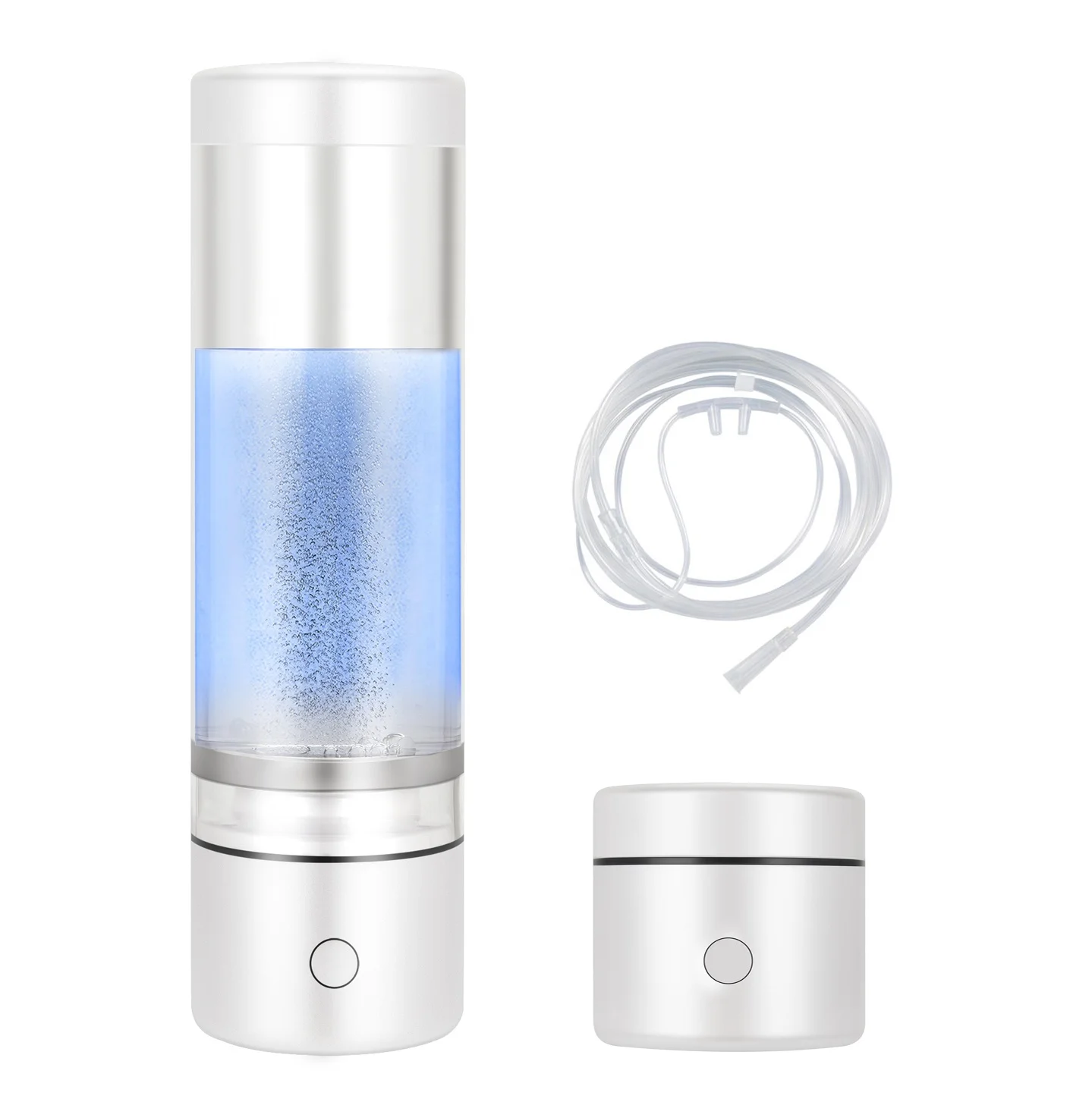 OEM Hydrogen alkaline water bottle Portable hydrogen generator inhale hydrogen Content max 3.5-5ppm PEM membrane Latest SPE Tech