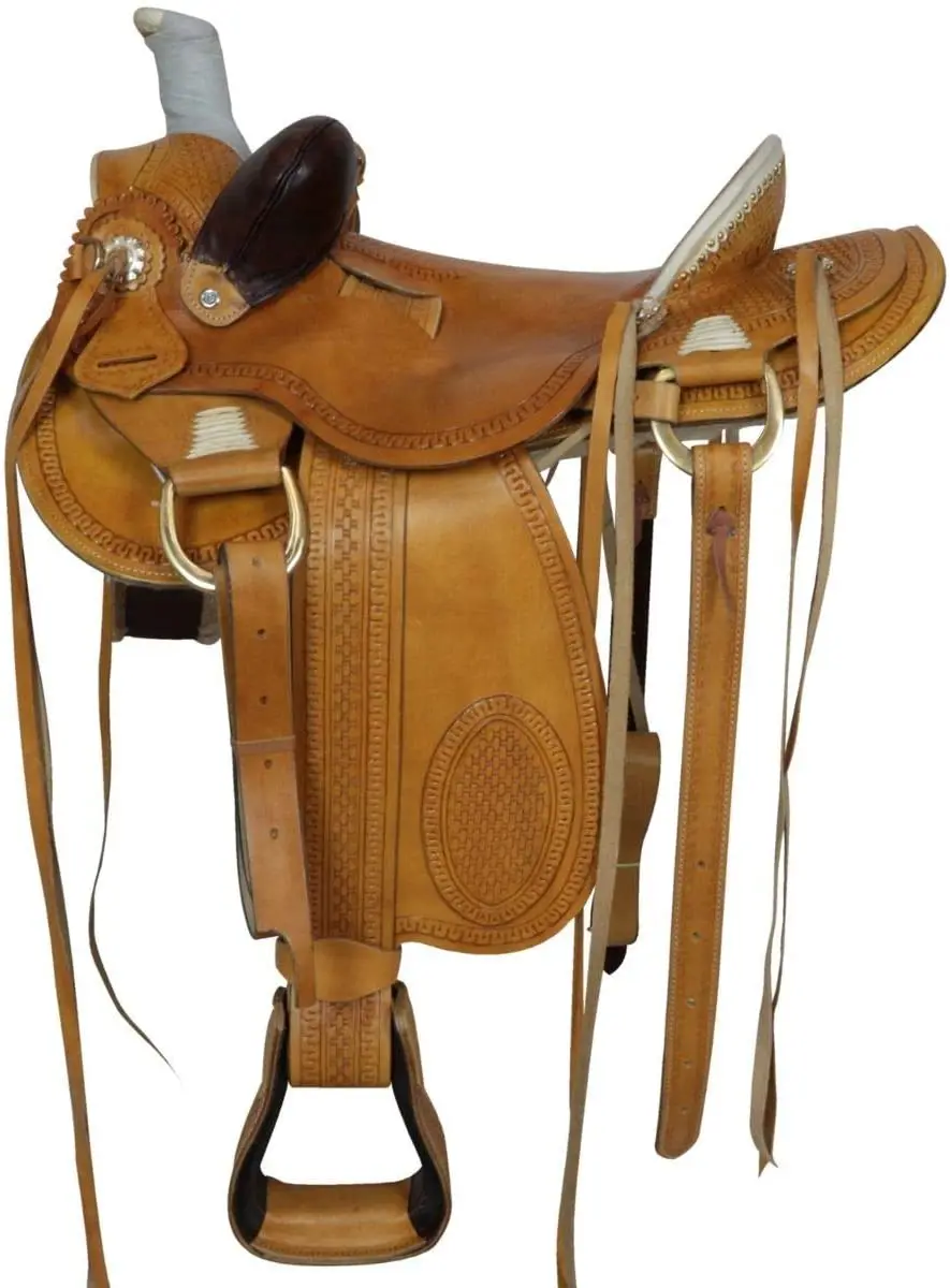 Star International High Quality Premium Leather Western Horse Saddle