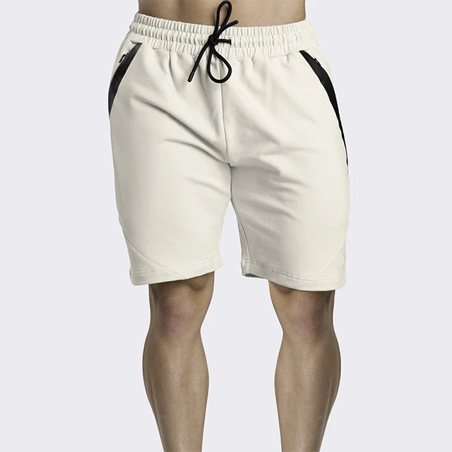 Customized Wholesale Spandex Workout Men Fitness Shorts With Pocket