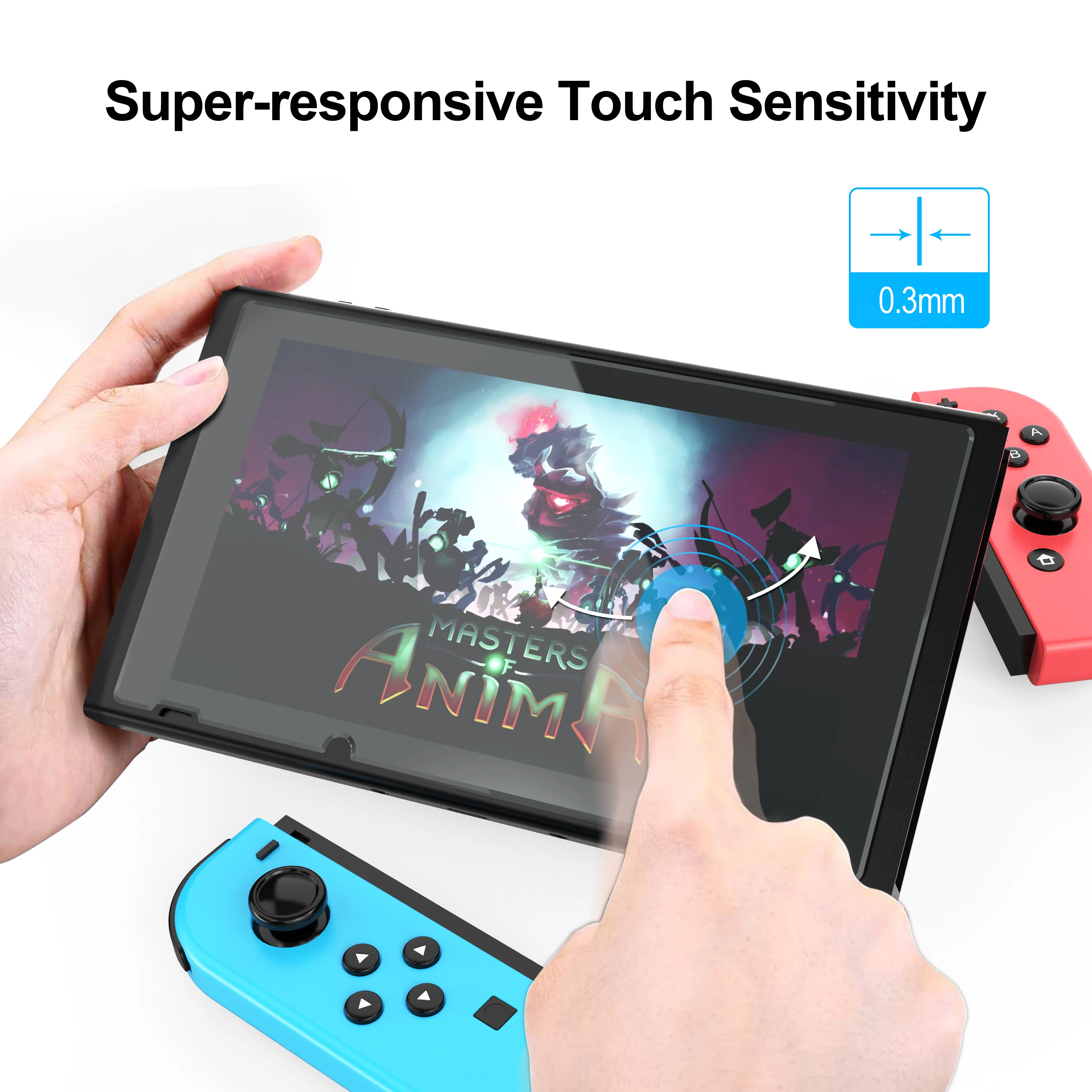 Tempered Glass Screen Protector Game Console Protective Film Guard Temper for Nintendo Switch Oled
