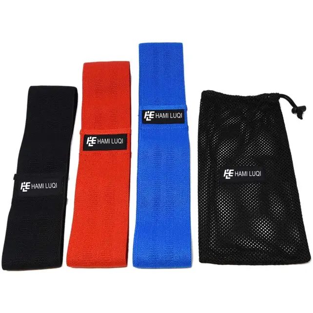 2024 Wholesale Fitness Elastic Band Set Full Fabric Body Resistance Bands for