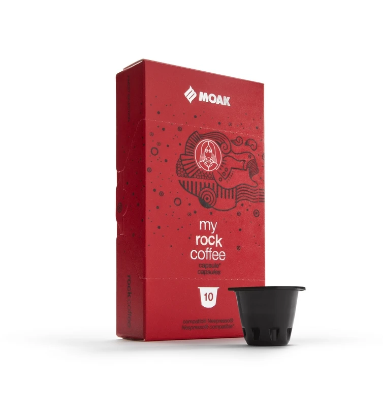 Finest Rank Wholesale Premium Nespresso coffee capsules case 10*5,8 gr Rock Coffee Hot Sale