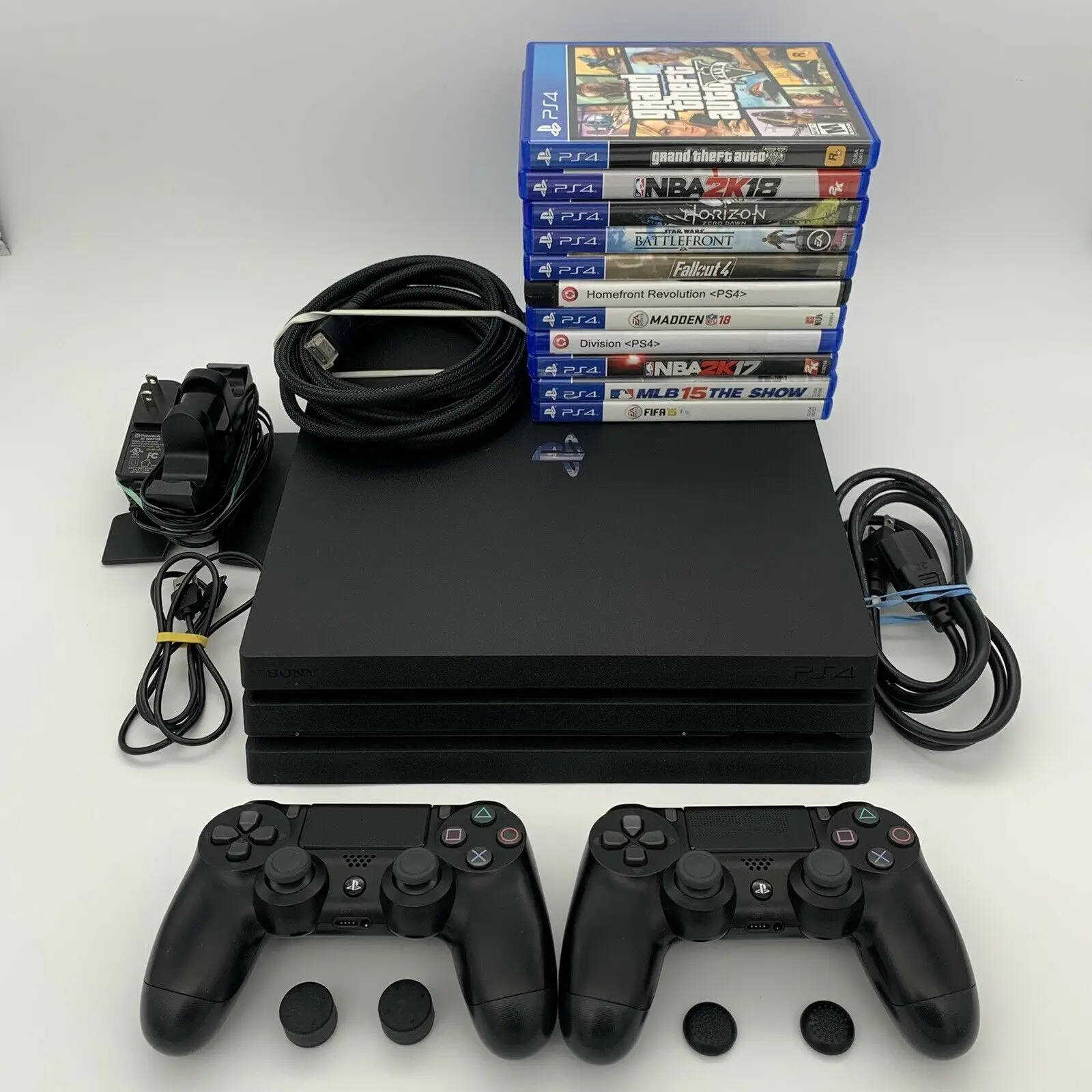 100% качество издание для Ps4 PRO 1 ТБ + последняя версия 10 игр 2 дополнительный контроллер