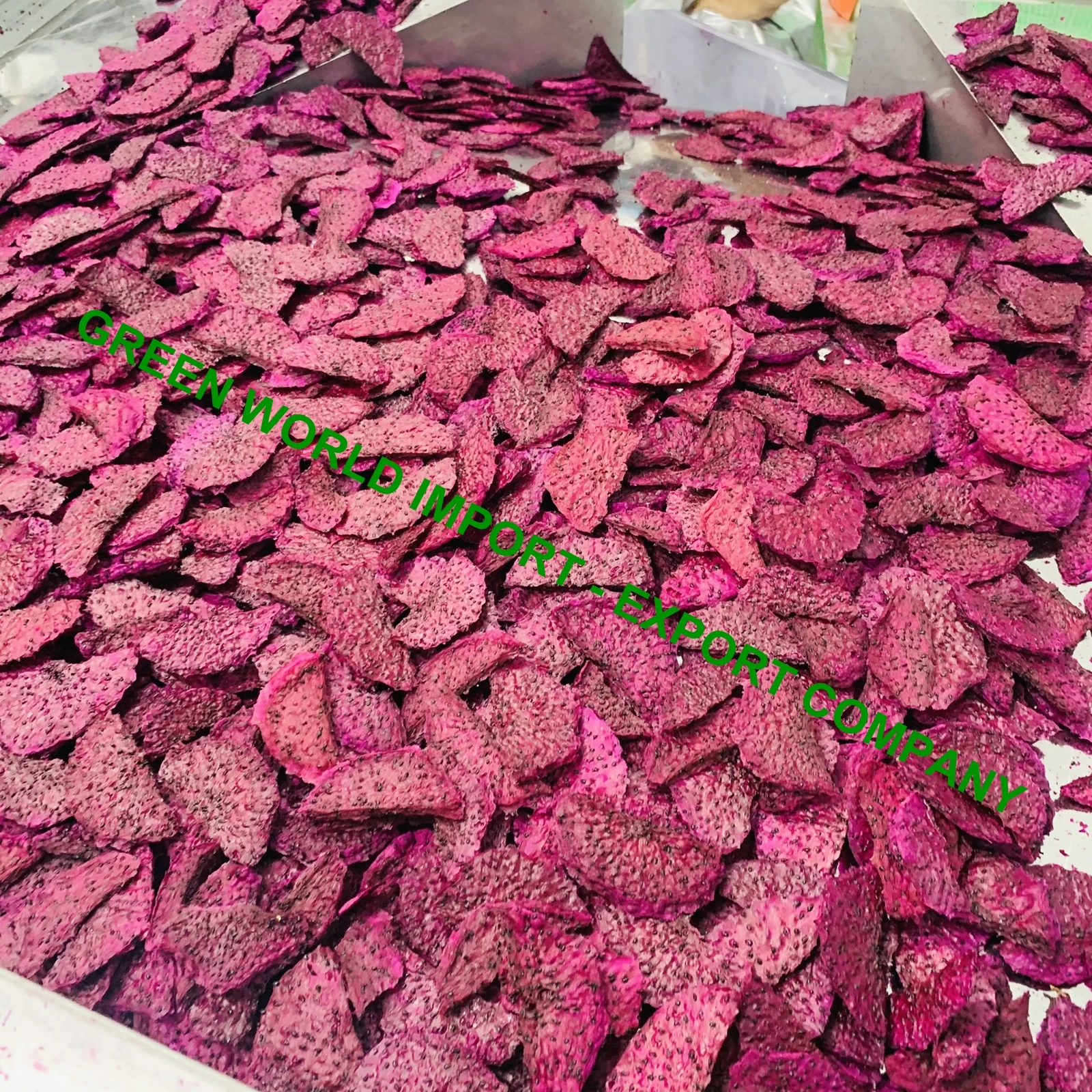 ORGANIC CRISPY PINK AND WHITE PITAYA/ DRAGON FRUIT WITH HIGH QUALITY FROM GREEN WORLD - WHOLESALER IN VIETNAM