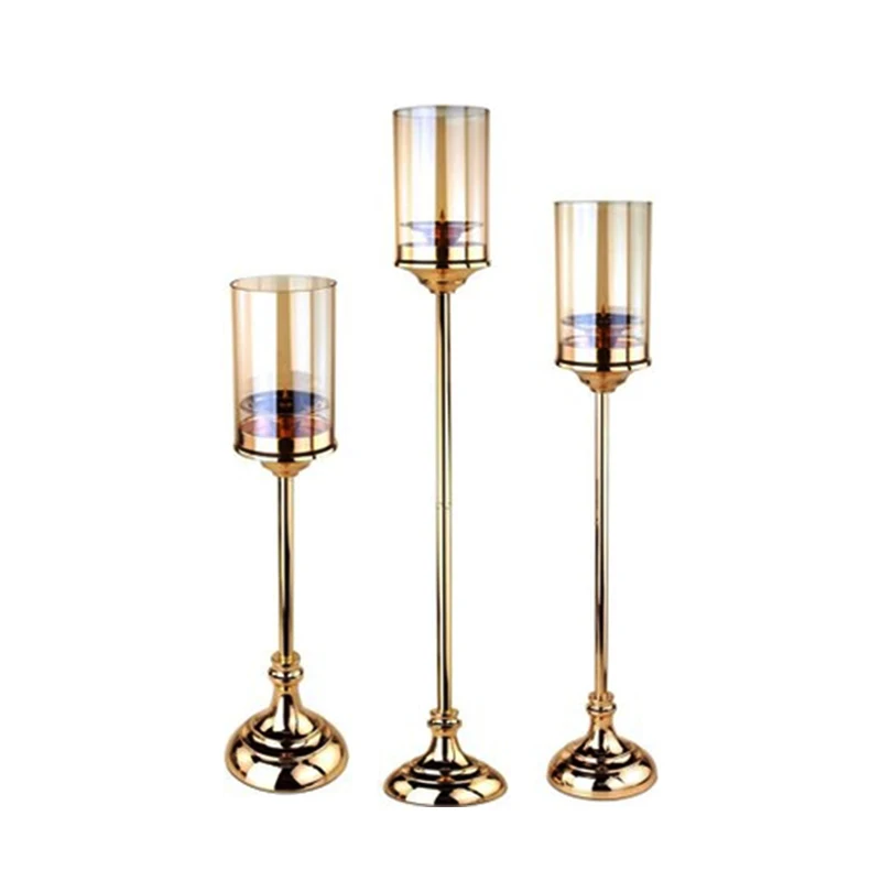 
Modern Candle Stand Stained Glass Hurricane Candle Holder Latest Votive Candle Holder for Home Party Decor 