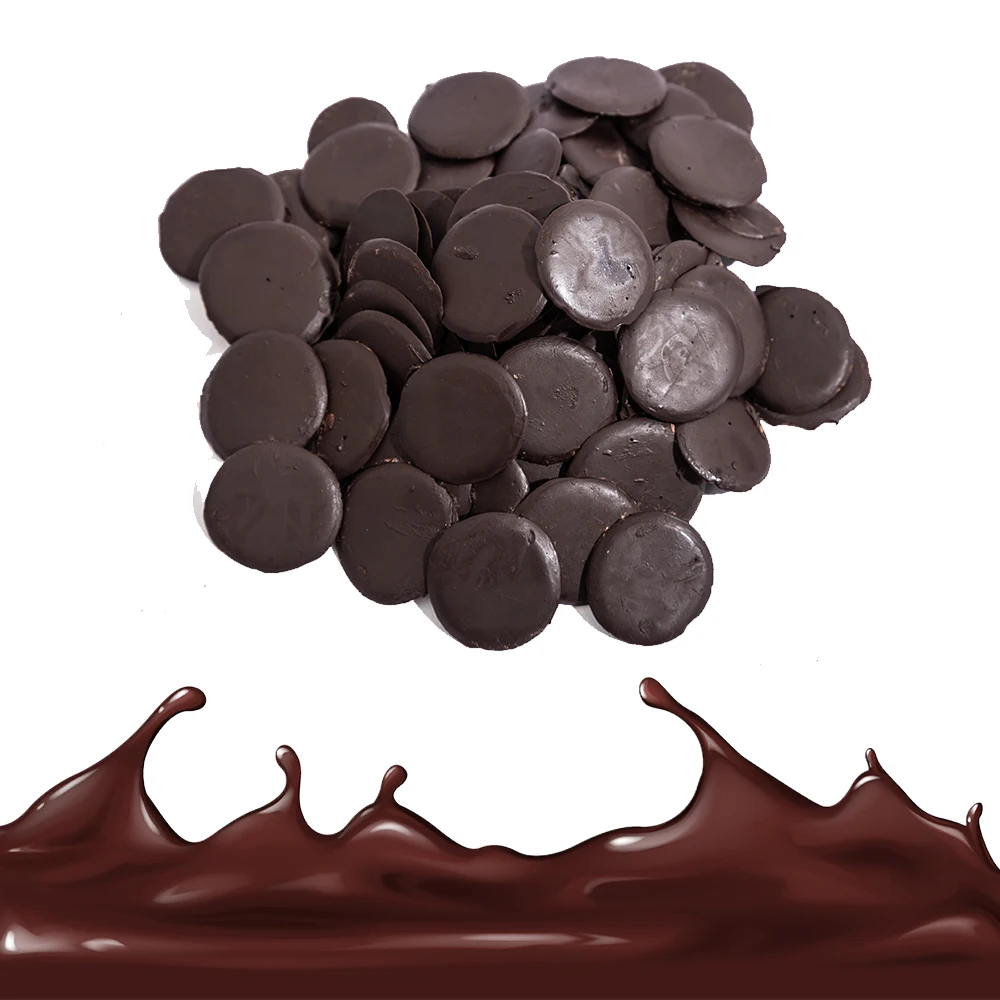 
Premium Cake Covered Black Brown Chocolate Flavour Chocolate Button From Malaysia 