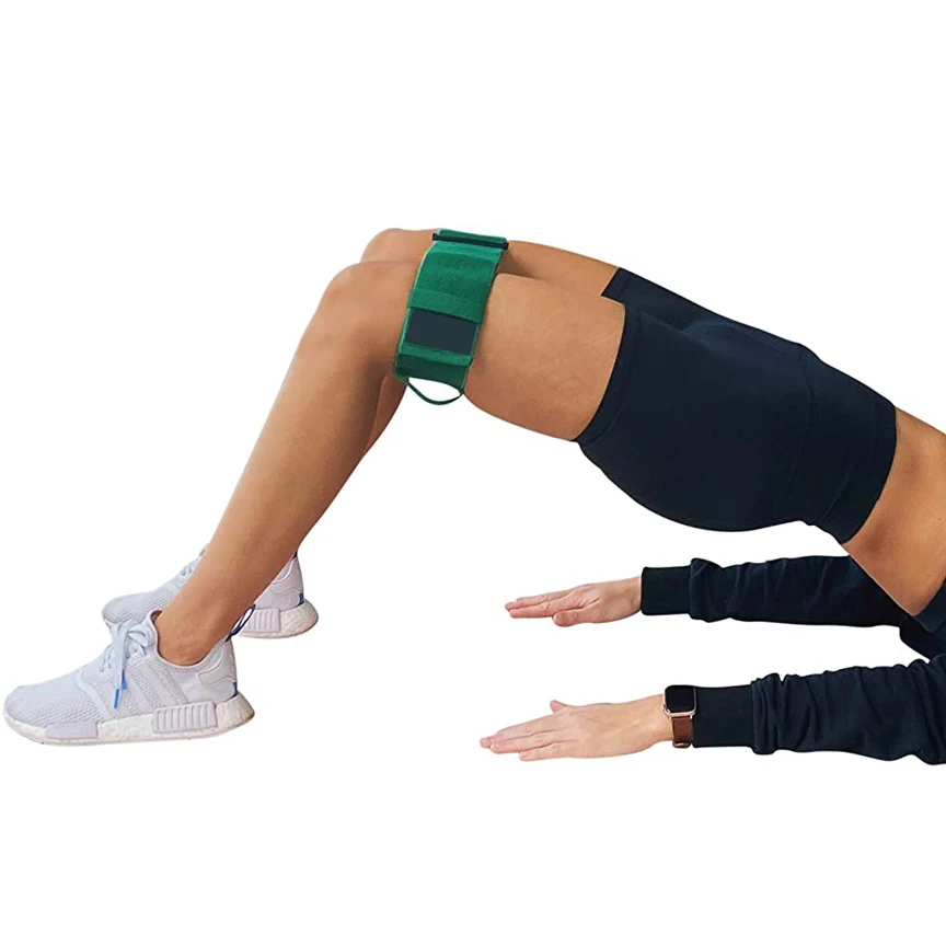  Пользовательские Фитнес-Упражнения Регулируемая окружность бедра сопротивление ремешок с пряжкой