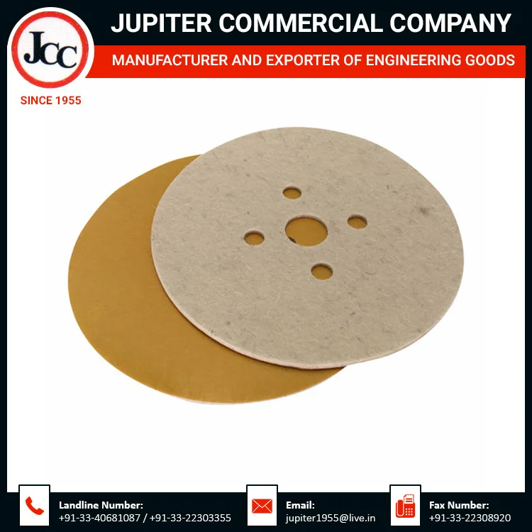 Low MOQ Polishing Felt Discs from India 6300123 to 6305025 Hard Abrasive Disc Item Code Available at Low Price