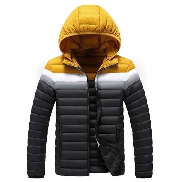 Professional Smart Casual Customize Men Bubble Jacket New Fashion Winter Warm Long Sleeve High Quality Outfits Pocket Design
