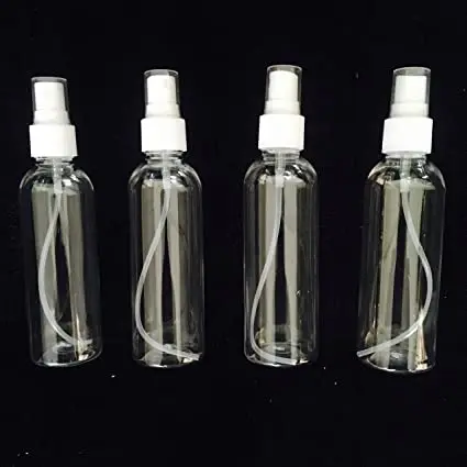 
Empty Transparent Plastic PET bottle with trigger spray perfume clean moist 