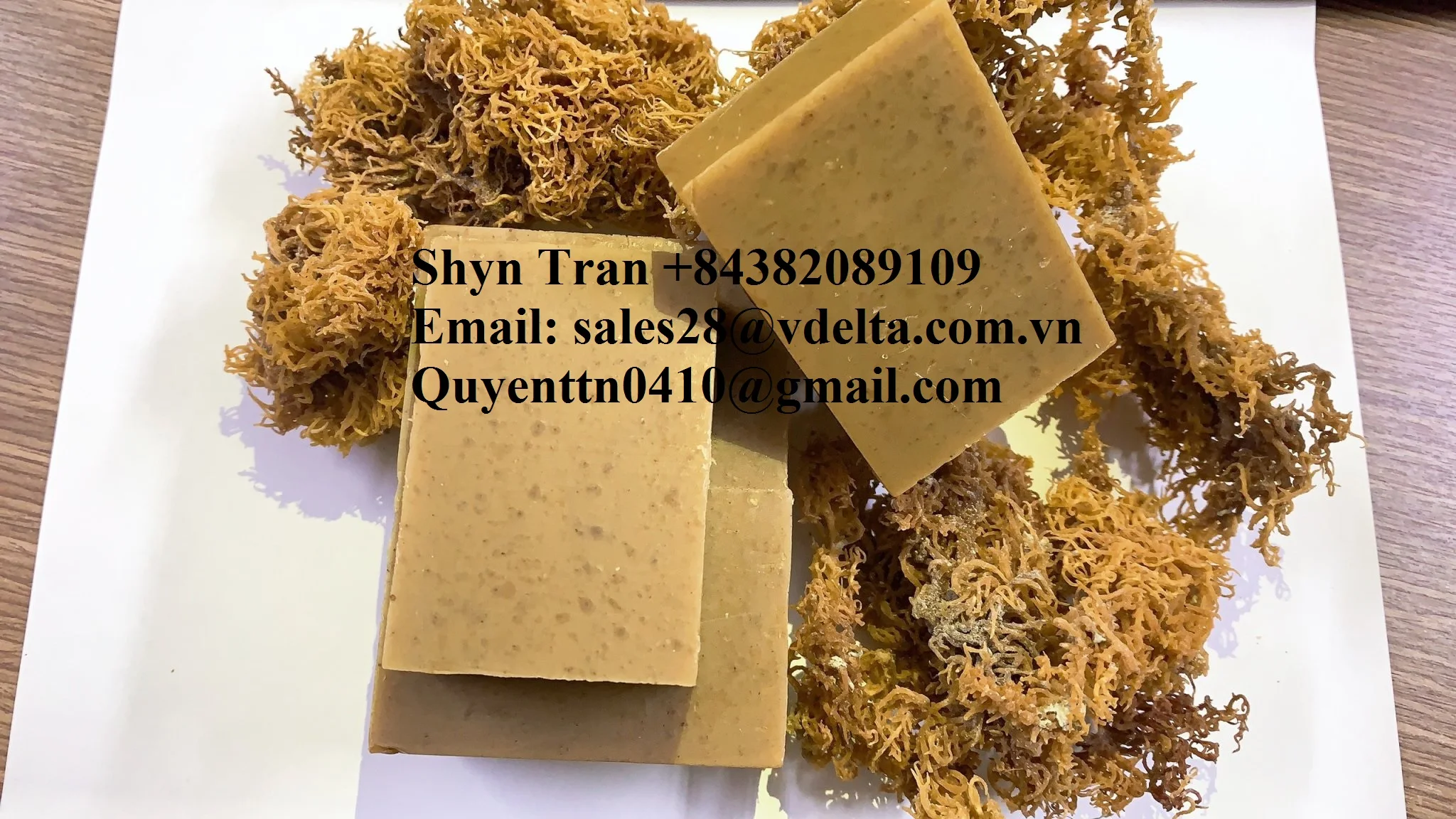 Ирландский мох мыльный шампунь из Вьетнама/мыло ручной работы от Seamoss/мыло Морского Моха для ухода за кожей (Shyn Tran + 84382089109)