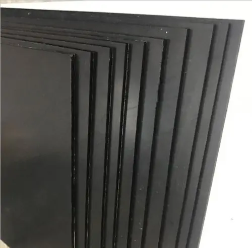 Custom Good Price Hard Plastic Sheet extrusion Black abs Plastic Sheet for Thermoforming