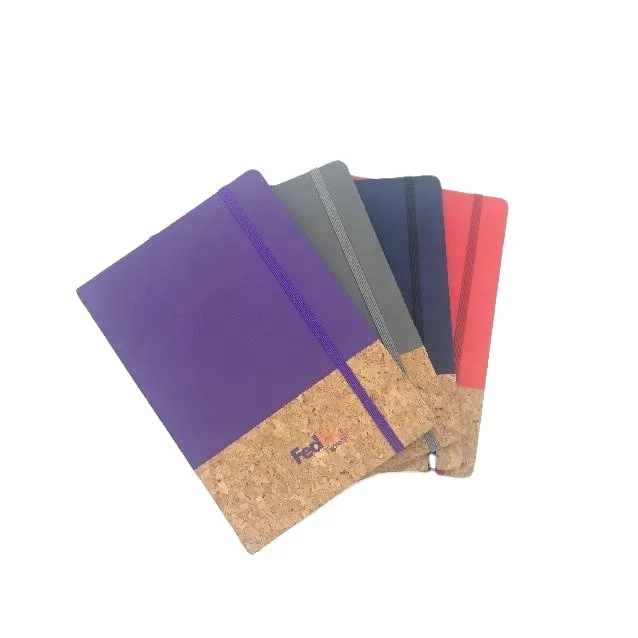 
a5 a6 Custom Cork Leather Cover PU Notebook 