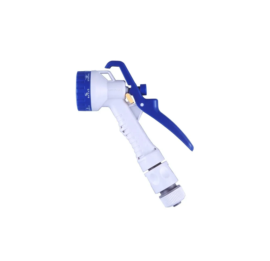 8 Multiple Water Pattern Nozzle Portable Garden Sprayer Bucket Hunger Function Power Plastic Garden Spray Gun Weight Net Nozzle