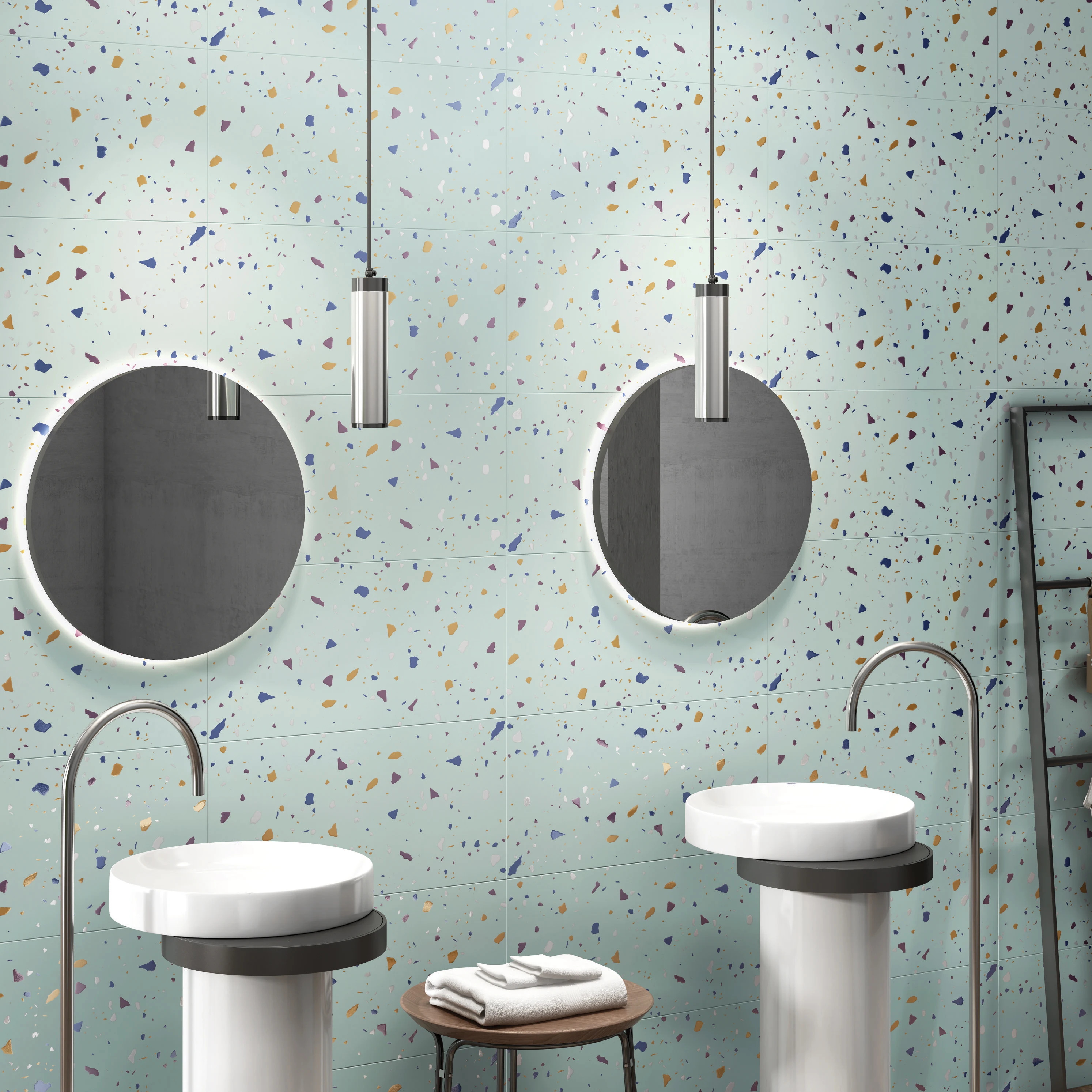 ceramic wall terrazzo design tiles for bathroom terrazzo wall tiles with multi color chips wall tiles 60x30 terrazzo stone